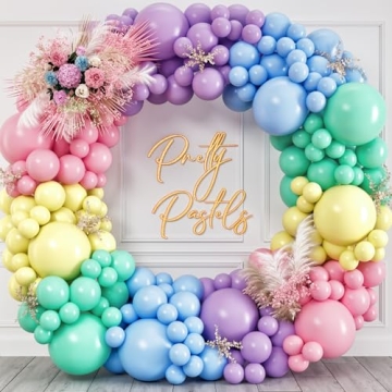 ALL-IN-1 Pastel Balloon Arch Kit for All Celebrations
