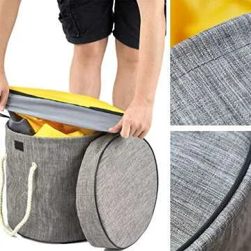 Alimto Large Toy Storage Organizer and Play Mat for Kids