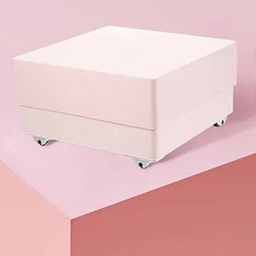 24 Pcs Self Adhesive Mini Fixed Wheels for Storage