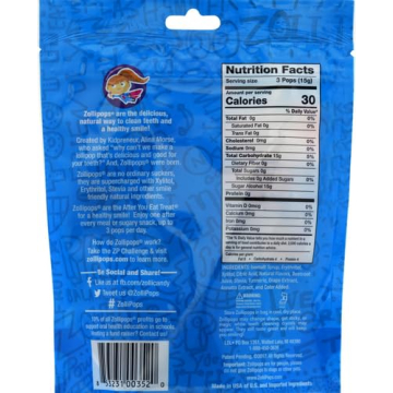 Zollipops Sugar-Free Clean Teeth Lollipops for Kids