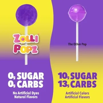 Zollipops Sugar-Free Clean Teeth Lollipops for Kids