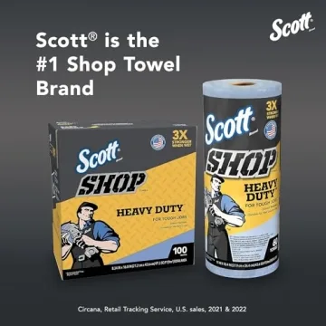 Scott Heavy Duty Shop Towels for Tough Cleaning Tasks