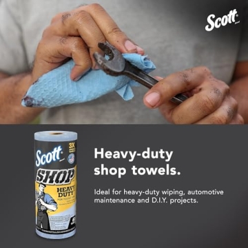 Scott Heavy Duty Shop Towels for Tough Cleaning Tasks