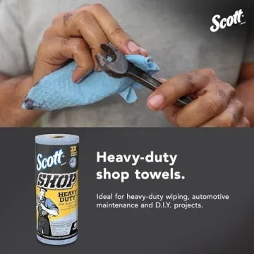 Scott Heavy Duty Shop Towels for Tough Cleaning Tasks