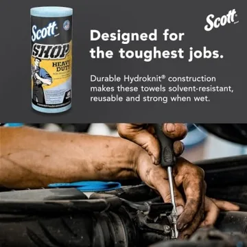 Scott Heavy Duty Shop Towels for Tough Cleaning Tasks
