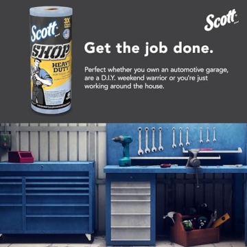 Scott Heavy Duty Shop Towels for Tough Cleaning Tasks