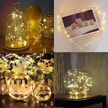 Enchanting Bxroiu Fairy Lights with Remote Control 50 LEDs