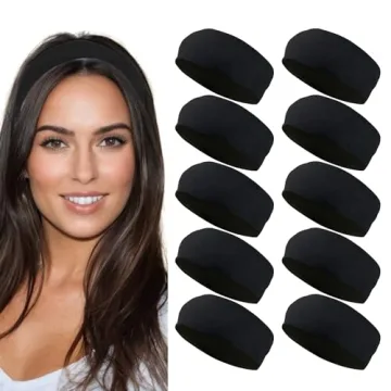 Stylish Styla Hair Non-Slip Headbands for Men and Women - 10 Pack