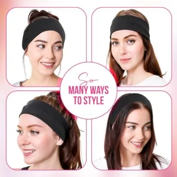 Styla Hair Non-Slip Headbands 10 Pack for All Occasions