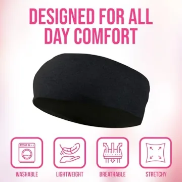 Styla Hair Non-Slip Headbands 10 Pack for All Occasions