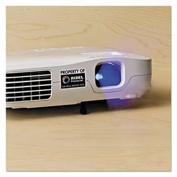 Avery 22828 Durable Labels, Rectangle, 1-1/4-Inch x1-3/4-Inch , 32/Sht,256/PK, WE