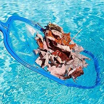 Orgrimmar Swimming Pool Cleaner Supplies and Accessories/Swimming Pool Leaf Skimmer/Leaf and Pool Net (Blue)