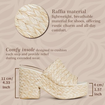 Stylish CYNLLIO Platform Sandals for Summer Fun