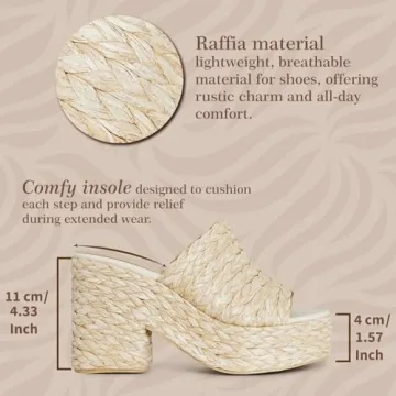 Stylish CYNLLIO Platform Sandals for Summer Fun