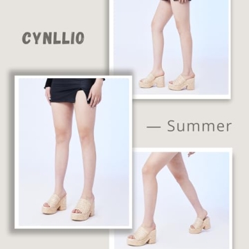 Stylish CYNLLIO Platform Sandals for Summer Fun