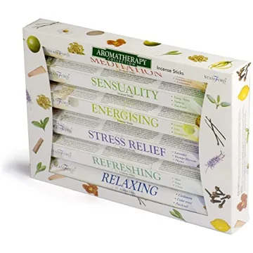 Stamford 120 Aromatherapy Incense Sticks Gift Set - Relax & Meditate