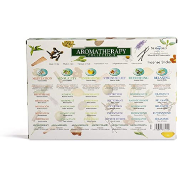 Stamford 120 Aromatherapy Incense Sticks Gift Set - Relax & Meditate