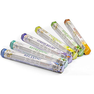 Stamford 120 Aromatherapy Incense Sticks Gift Set - Relax & Meditate