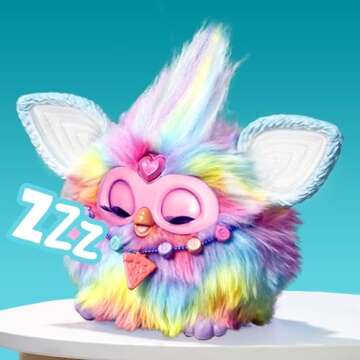 Furby Tie Dye, 15 Fashion Accessories, Interactive Plush Toys for 6 Year Old Girls & Boys & Up, Voice Activated Animatronic