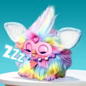 Furby Tie Dye, 15 Fashion Accessories, Interactive Plush Toys for 6 Year Old Girls & Boys & Up, Voice Activated Animatronic