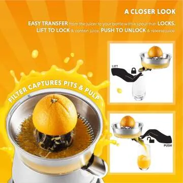 Eurolux Citrus Juicer for Fresh Juice Every Day