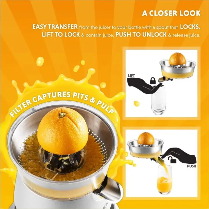 Eurolux Citrus Juicer for Fresh Juice Every Day