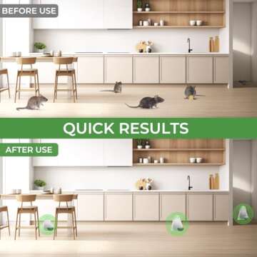 Mouse Rodent Repellent, 24 Pack Peppermint Oil for Rats Mice Squirrel Pests Repellent Indoor & Outdoor Use, Natural Rat Mouse Deterrent Family & Pet Safe