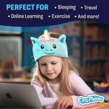 Kids' CozyHeadband Headphones - Safe & Comfortable 1-3 Yrs