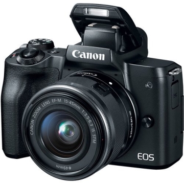 Canon EOS M50 Mirrorless Camera with Accessory Bundle