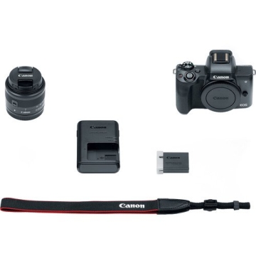 Canon EOS M50 Mirrorless Camera with Accessory Bundle
