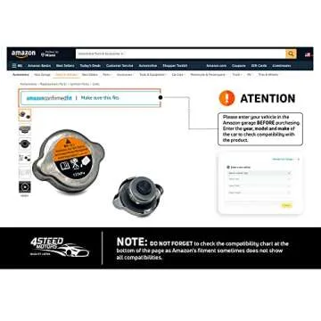 New Radiator Cap Assembly for Nissan Vehicles - Durable & Reliable