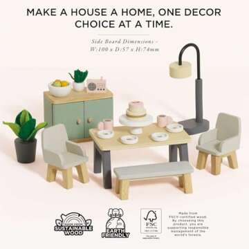 Le Toy Van Daisylane Drawing Room Dollhouse Furniture (ME056)