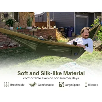 Kootek Portable Double Camping Hammock for Outdoors