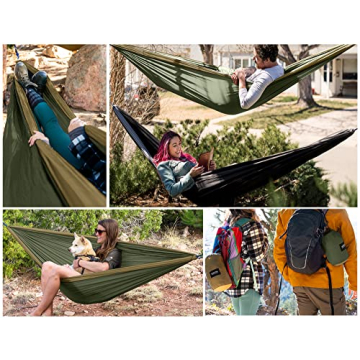 Kootek Portable Double Camping Hammock for Outdoors