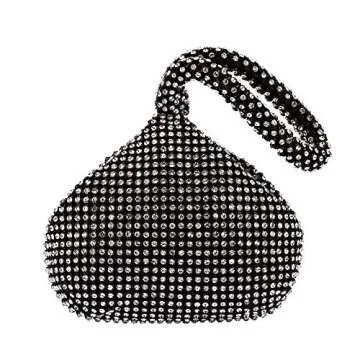 MariaKinz Women's Rhinestone Wristlet Pouch - Elegant & Chic