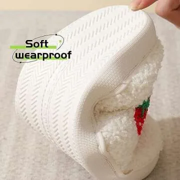 FAYUEKEY Women's Comfy Strawberry Slippers for All Occasions