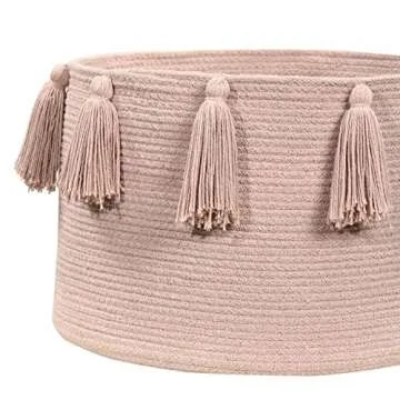 Lorena Canals Washable Vintage Nude Basket - Eco-Friendly Cotton