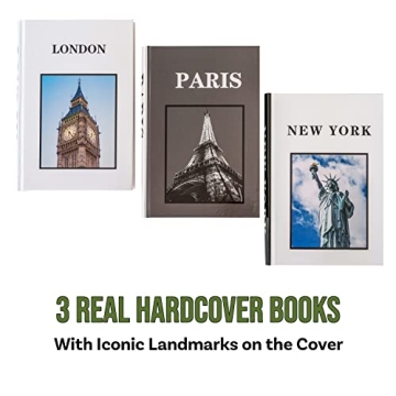 Waveest Decorative Books - Stylish Faux Books for Home Decor