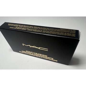 MAC M.A.C Sculpt & Glow Duo Highlight & Contour Palette (0.12 oz/3.5g), gold