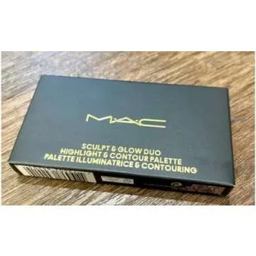 MAC M.A.C Sculpt & Glow Duo Highlight & Contour Palette (0.12 oz/3.5g), gold