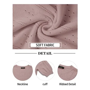 MEROKEETY Spring Puff Sweater - Stylish & Soft Tops