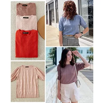 MEROKEETY Spring Puff Sweater - Stylish & Soft Tops