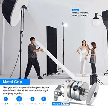 Durable Soonpho Heavy Duty Light Stand for Photographers