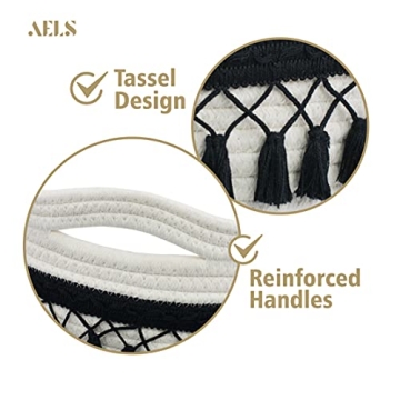 AELS XXXLarge Rope Basket for Stylish Home Storage Solutions