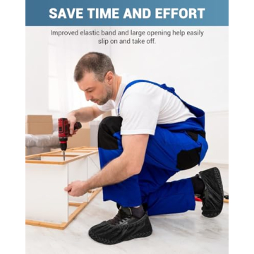 Non-Slip Disposable Shoe Covers 100 Count