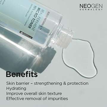 [K-Beauty] Neogen Dermalogy Real Ferment Micro Toner | Gentle Face Toner w/Triple Hyaluronic Acid & AHA, BHA, PHA, LHA Gentle Exfoliation 5.07 fl oz