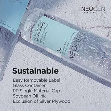 [K-Beauty] Neogen Dermalogy Real Ferment Micro Toner | Gentle Face Toner w/Triple Hyaluronic Acid & AHA, BHA, PHA, LHA Gentle Exfoliation 5.07 fl oz