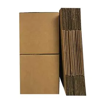 Amazon Basics Cardboard Moving Boxes, 15 Pack, Small, Brown, 16" x 10" x 10"