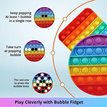 RainArco Push Pop Fidget Toys for Kids and Adults