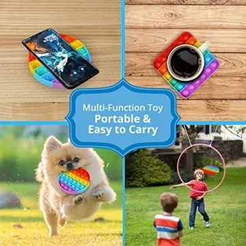 RainArco Push Pop Fidget Toys for Kids and Adults